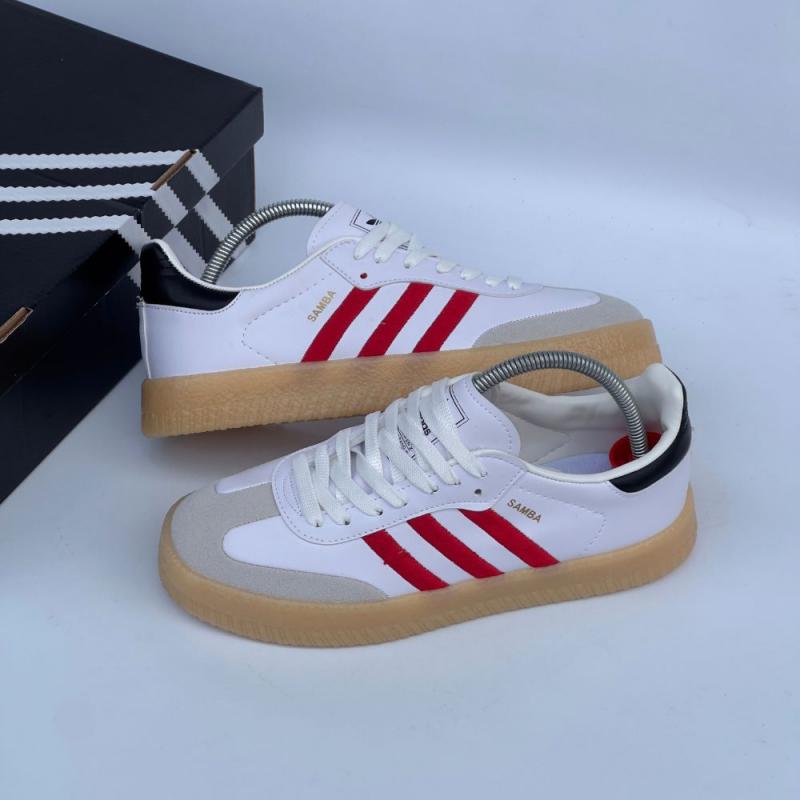 Adidas Sambi Beyaz Kırmızı