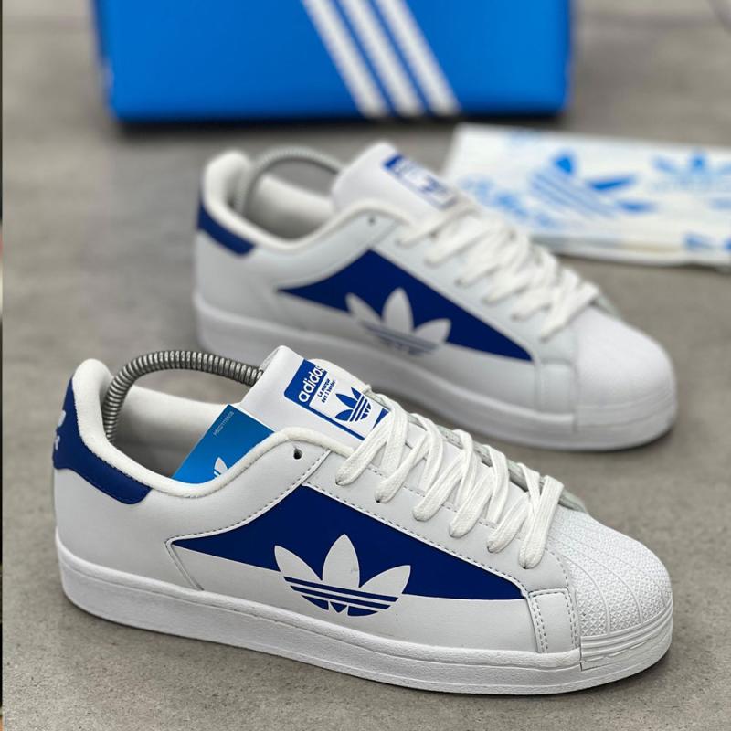 Adidas Split İthal Beyaz Mavi