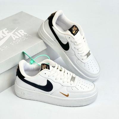 AirForce İthal Beyaz Siyah Gold