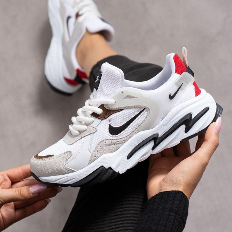 Nike Walking Beyaz Kahve Kırmızı